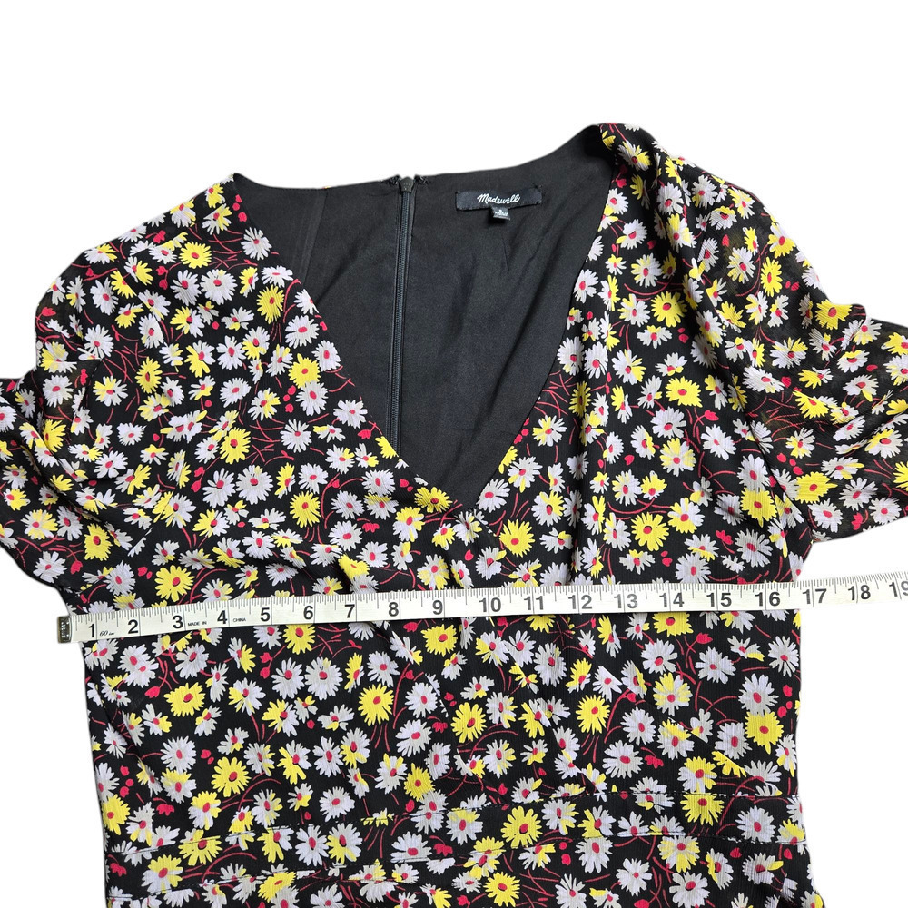 Madewell Wrap-Front Maxi Dress in French Floral Size:‎ 8 - Picture 3 of 7
